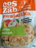 Mängden socker i Coś na ząb owsianka z jabłkiem i bananem