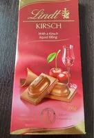 Mängden socker i Lindt kirsh