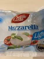 Mängden socker i Sottile Gusto Mozzarella