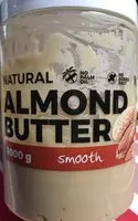 Mängden socker i Almond butter smooth