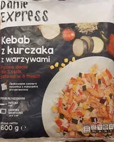 Mängden socker i Chicken kebab with vegetables