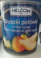 Mängden socker i Pears halves in light syrup
