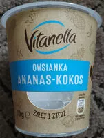 Owsianka ananas, kokos