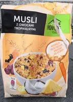 Mängden socker i Muslim z owocami tropikalnymi