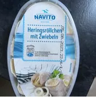 Mängden socker i Heringsröllchen mit Zwiebeln
