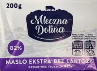 Mängden socker i Lactose-free extra butter