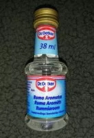 Mängden socker i Arôme rhum