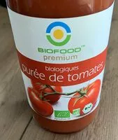 Mängden socker i purée de tomates