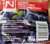 Mängden socker i Ciasto waniliowe z nadzieniem jagodowym i kruszonką