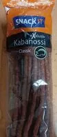 Mängden socker i Kabanossi classic