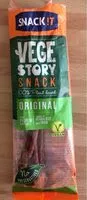 Mängden socker i Vege Story Snack Original Salamisticks