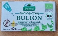 Mängden socker i Bulion ekologiczny