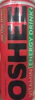 Mängden socker i Oshee vitamin energy drink