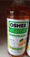Mängden socker i Oshee vitamin lemonade