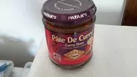 Mängden socker i Pâte de curry - Curry Doux