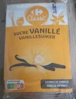 Mängden socker i Sucre vanillé