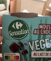 Mängden socker i Mousse au chocolat végétal