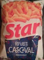 Mängden socker i Corn Puffs Star W Cascaval 90G 1 / 20 1.6KG / Box