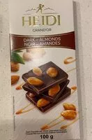 Mängden socker i Chocolat noir amandes