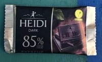 Mängden socker i Heidi dark extreme 85%