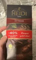 Mängden socker i chocolat noir 85%