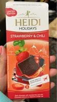 Mängden socker i Strawberry & chili dark chocolate