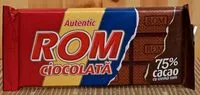 Mängden socker i Autentic ROM Ciocolată 75% Cacao
