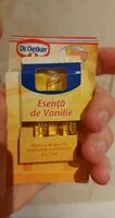 Mängden socker i Esență de vanilie (Dr. Oetker)