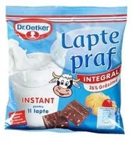 Mängden socker i Lapte Praf Integral 26 % Grăsime