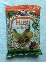 Mängden socker i Musli cu fructe