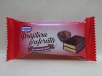 Mängden socker i Dr.Oetker Prăjitura preferată cu cremă de cacao și glazură de cacao