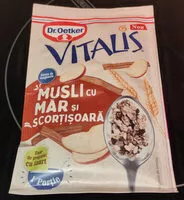 Mängden socker i Vitalis - Musli cu măr și scorțișoară