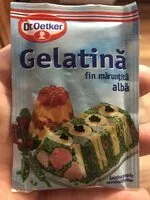 Mängden socker i Gelatine