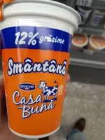 Mängden socker i Sour Cream 12 % Fat