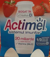 Mängden socker i Actimel