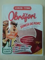 Mängden socker i Obrăjori Șunca de porc