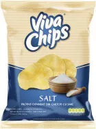 Mängden socker i Viva - Salted Crisps / Viva Chips Sare