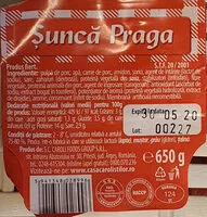 Mängden socker i Șuncă Praga