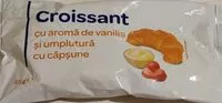 Mängden socker i Croissant cu aromă de vanilie și umplutură cu căpșune