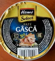 Mängden socker i Hame Pate gâscă