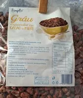 Mängden socker i Grâu expandat cu cacao și miere