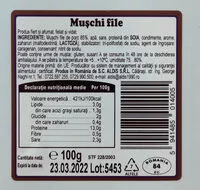 Mängden socker i Mușchi file