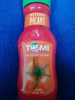 Mängden socker i Ketchup picant Tomi