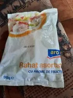 Mängden socker i Rahat asortat cu arome fructe