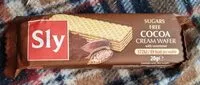 Mängden socker i Cocoa cream wafer