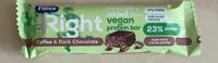 Mängden socker i The Right vegan protein bar