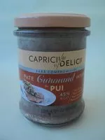 Mängden socker i Capricii si Delicii Pate gurmand pui