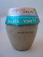 Mängden socker i Capricii si Delicii Salata de vinete