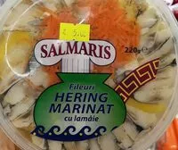 Mängden socker i Salmaris hering mari.lămâie 220g