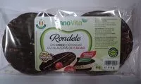 Mängden socker i SanoVita Rondele din orez expandat cu glazura de cacao